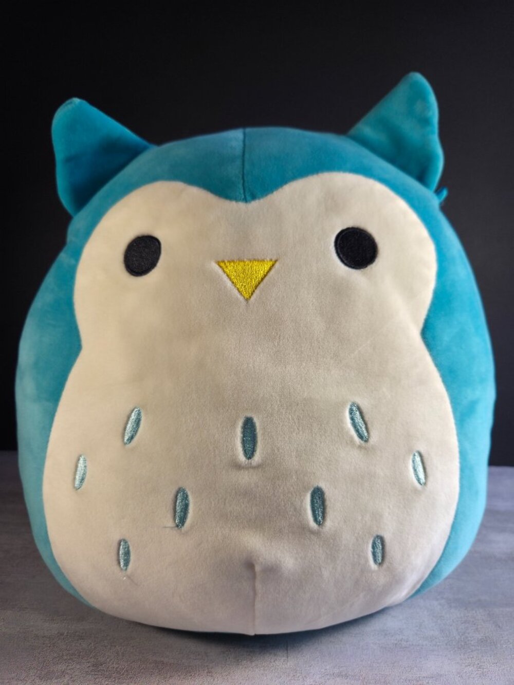 Winston the Owl Blue Squishmallow Large 12 inches